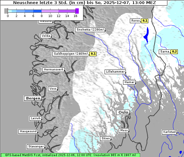 Neuschnee, 7. 12. 2025