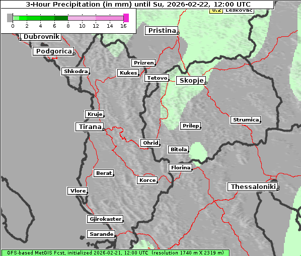 Niederschlag, 22. 2. 2026