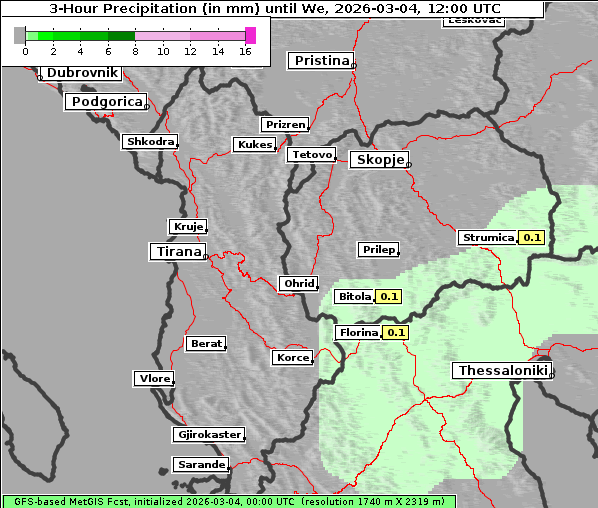 Niederschlag, 4. 3. 2026