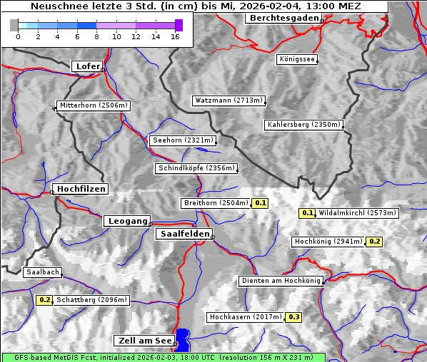 Neuschnee, 4. 2. 2026