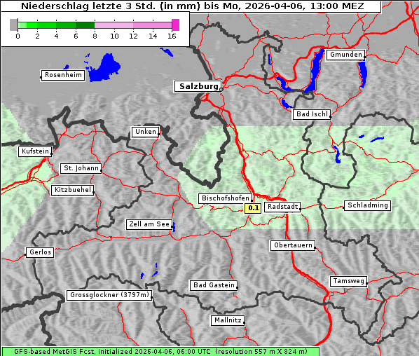 Niederschlag, 6. 4. 2026