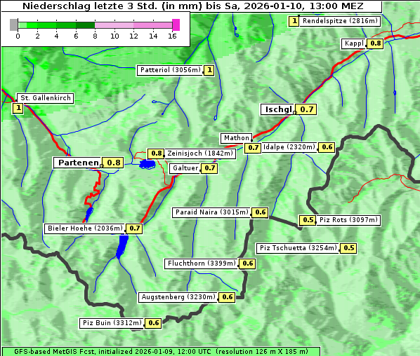 Niederschlag, 10. 1. 2026