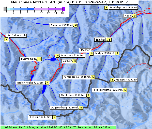 Neuschnee, 17. 2. 2026