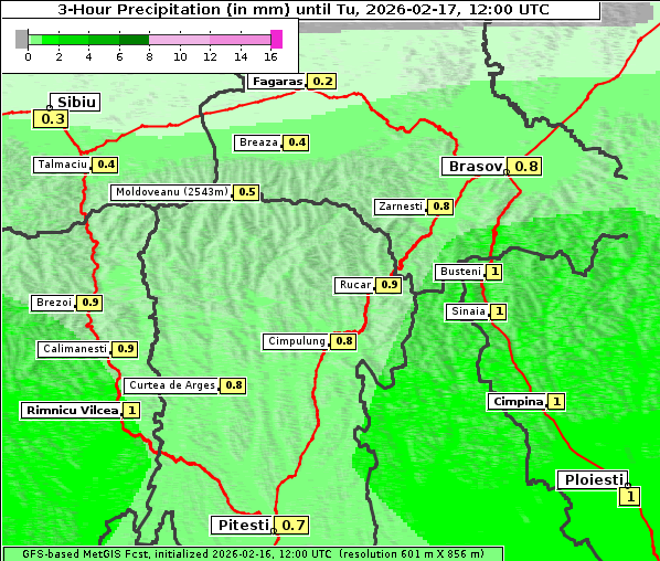 Niederschlag, 17. 2. 2026