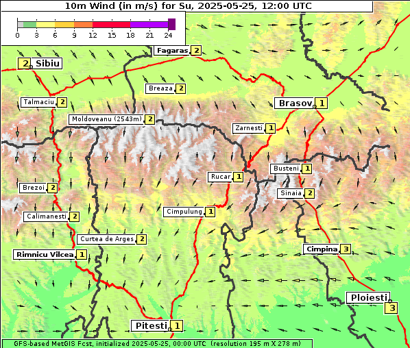 Wind, 25. 5. 2025