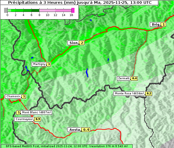 Niederschlag, 25. 11. 2025