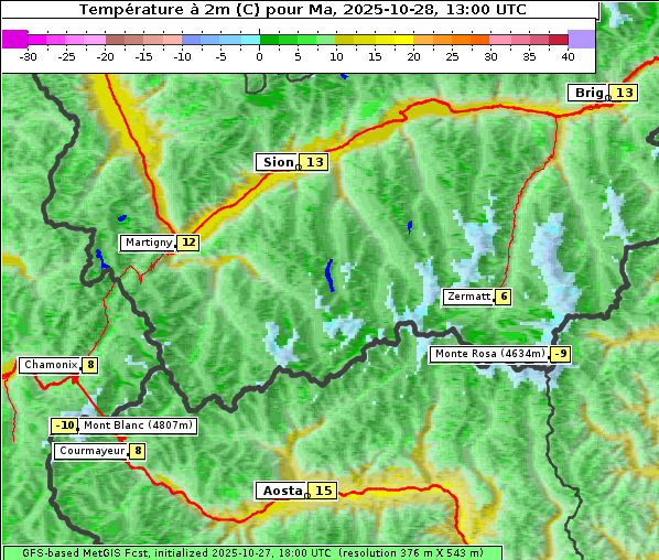 Temperatur, 28. 10. 2025