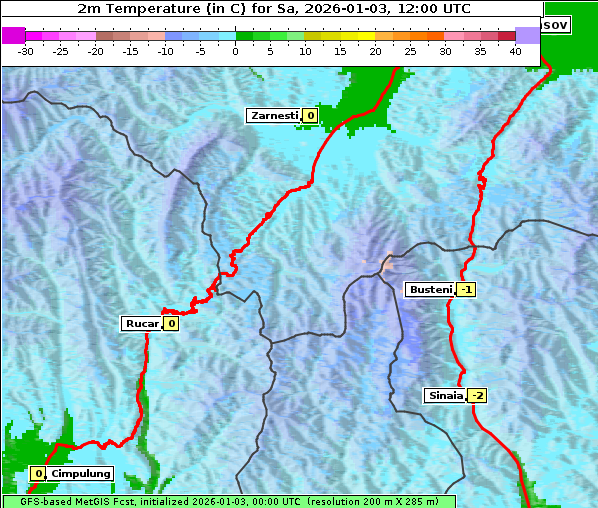 Temperatur, 3. 1. 2026