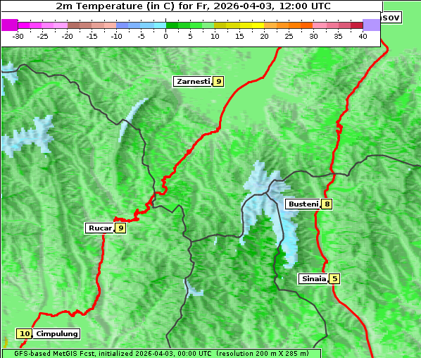 Temperatur, 3. 4. 2026