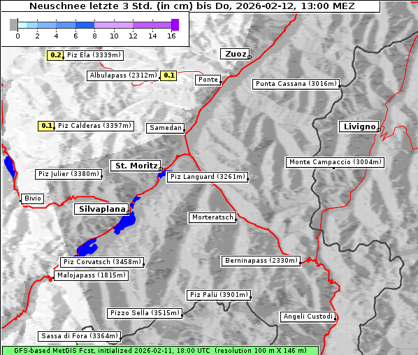 Neuschnee, 12. 2. 2026