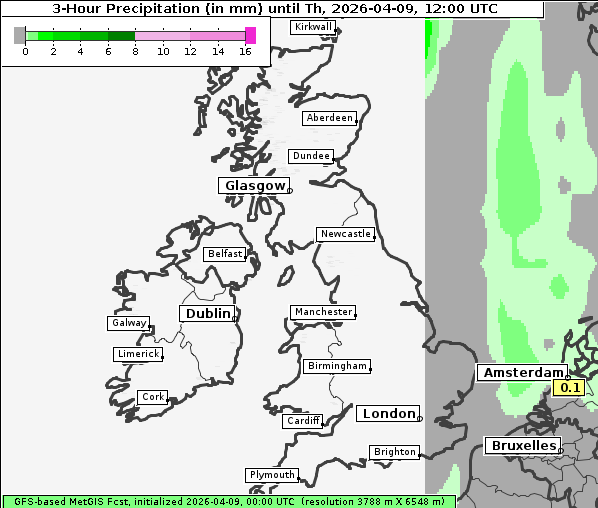 Niederschlag, 9. 4. 2026