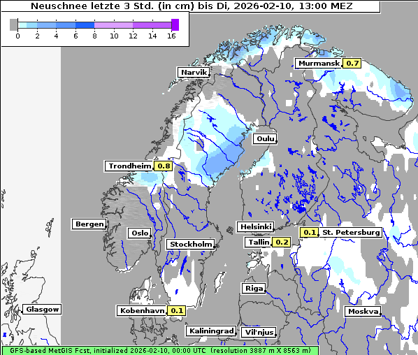 Neuschnee, 10. 2. 2026