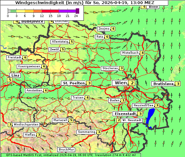 Wind, 19. 4. 2026