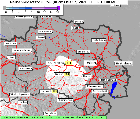 Neuschnee, 11. 1. 2026