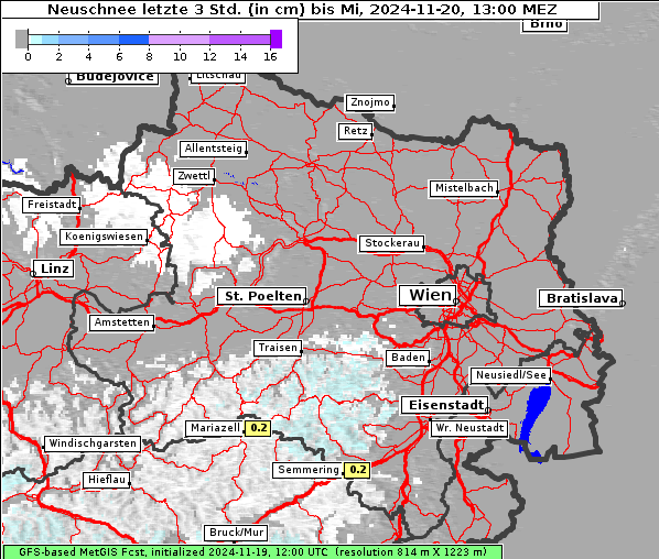 Neuschnee, 20. 11. 2024