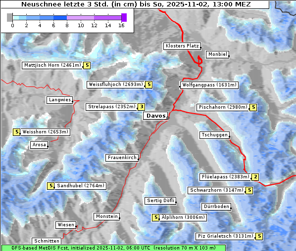 Neuschnee, 2. 11. 2025