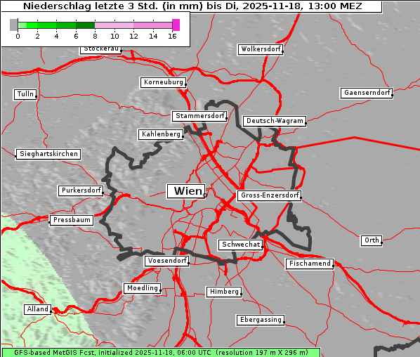 Niederschlag, 18. 11. 2025