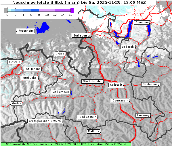 Neuschnee, 29. 11. 2025