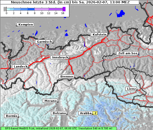 Neuschnee, 7. 2. 2026
