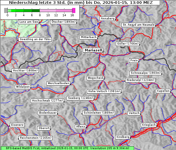 Niederschlag, 15. 1. 2026