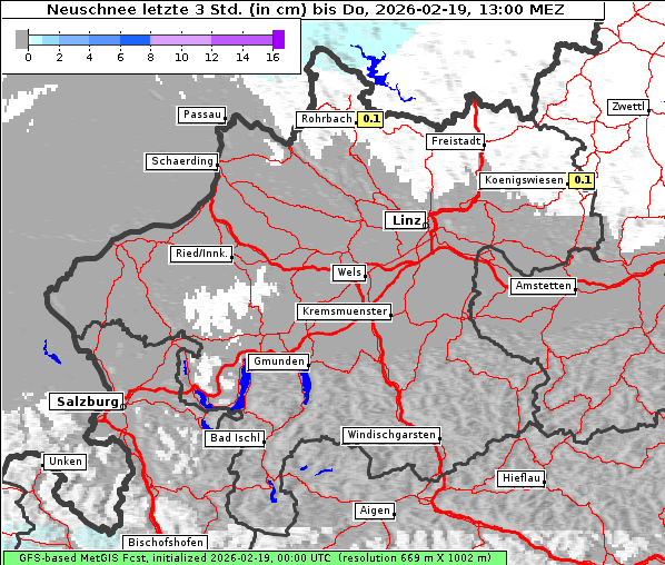 Neuschnee, 19. 2. 2026