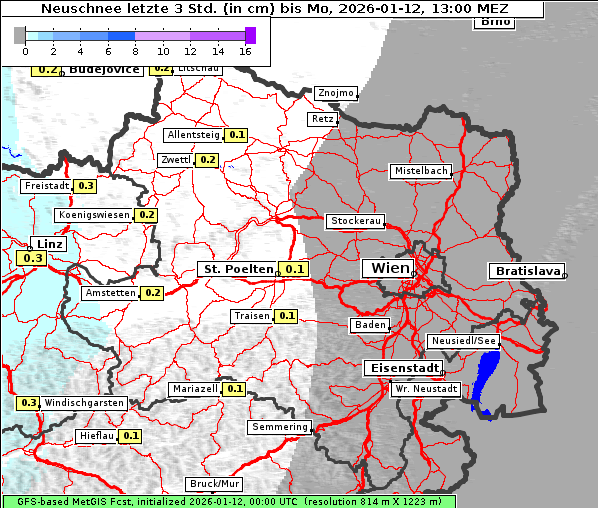 Neuschnee, 12. 1. 2026