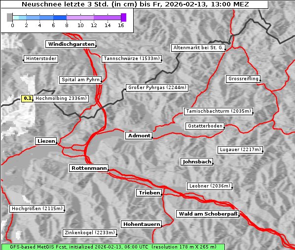 Neuschnee, 13. 2. 2026