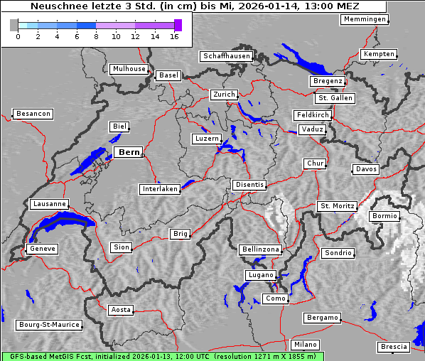 Neuschnee, 14. 1. 2026