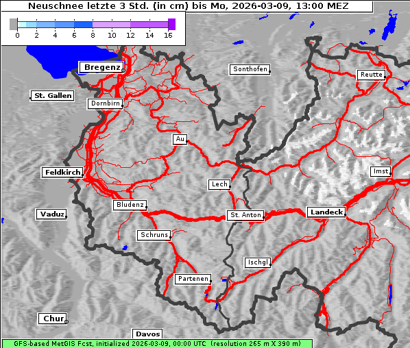 Neuschnee, 9. 3. 2026