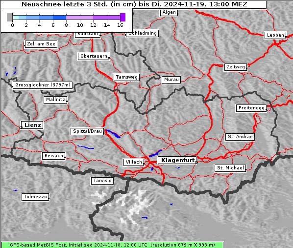 Neuschnee, 19. 11. 2024