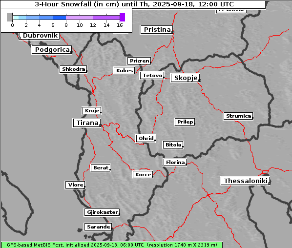 Neuschnee, 18. 9. 2025