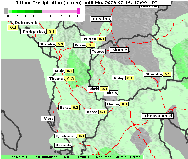 Niederschlag, 16. 2. 2026