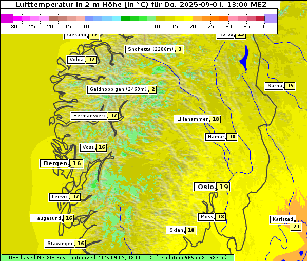 Temperatur, 4. 9. 2025