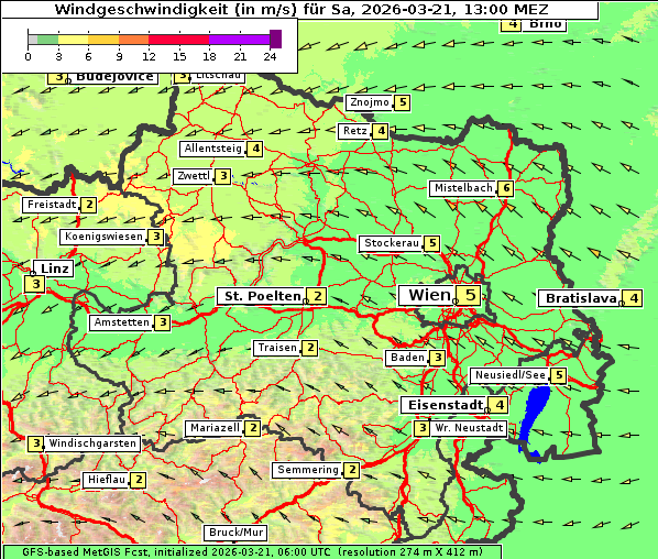Wind, 21. 3. 2026