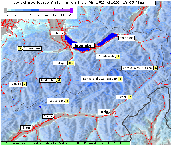 Neuschnee, 20. 11. 2024