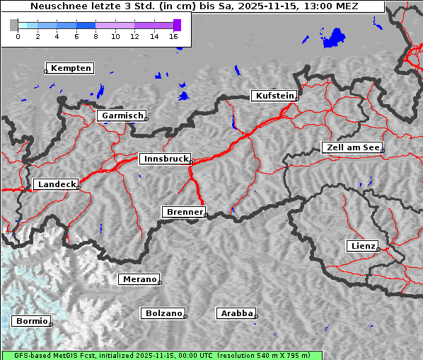 Neuschnee, 15. 11. 2025