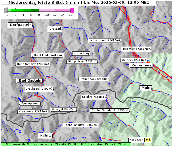 Niederschlag, 9. 2. 2026
