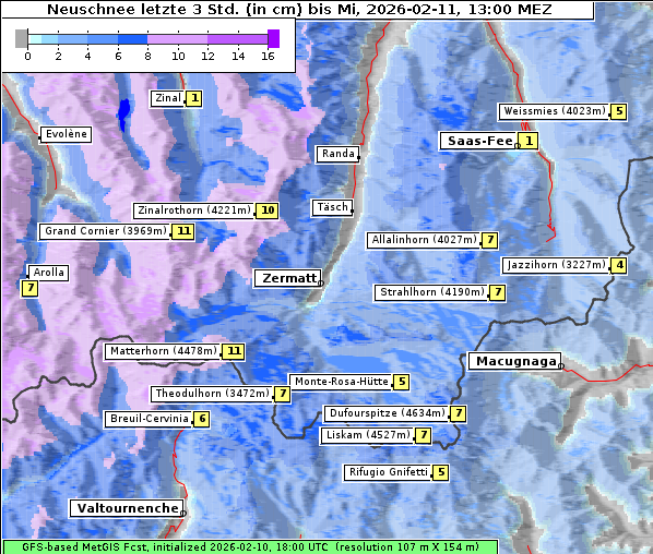 Neuschnee, 11. 2. 2026