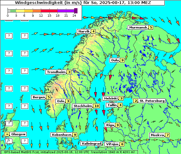 Wind, 17. 8. 2025