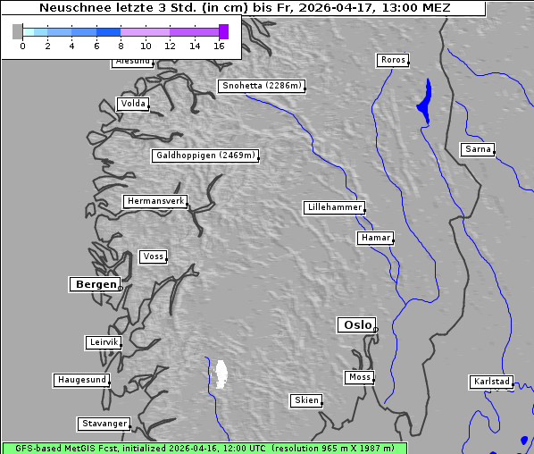 Neuschnee, 17. 4. 2026