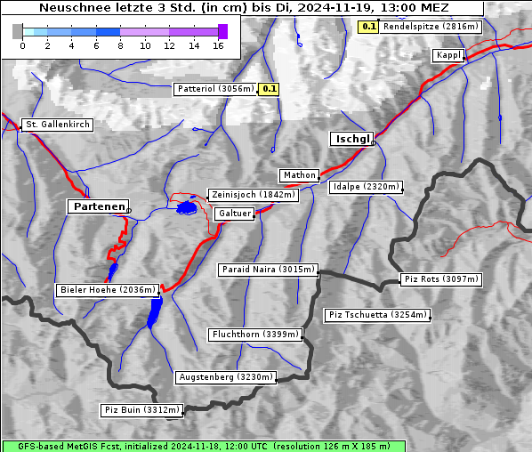 Neuschnee, 19. 11. 2024