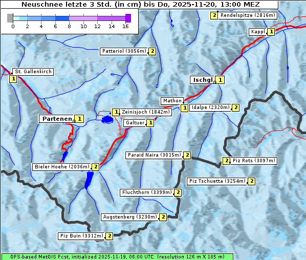 Neuschnee, 20. 11. 2025