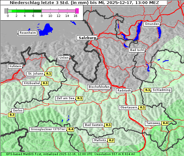 Niederschlag, 17. 12. 2025