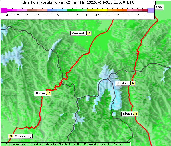 Temperatur, 2. 4. 2026