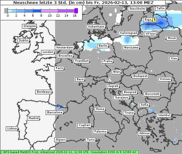 Neuschnee, 13. 2. 2026