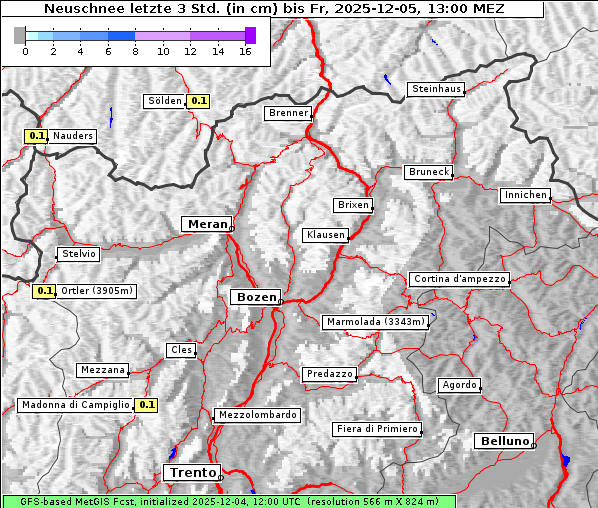 Neuschnee, 5. 12. 2025