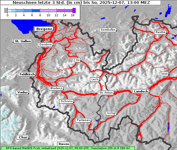 Neuschnee, 7. 12. 2025