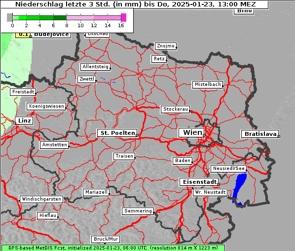 Niederschlag, 23. 1. 2025