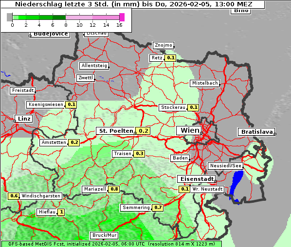 Niederschlag, 5. 2. 2026