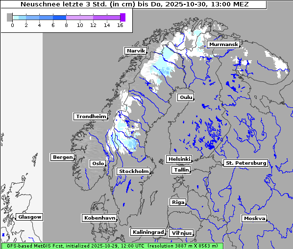 Neuschnee, 30. 10. 2025